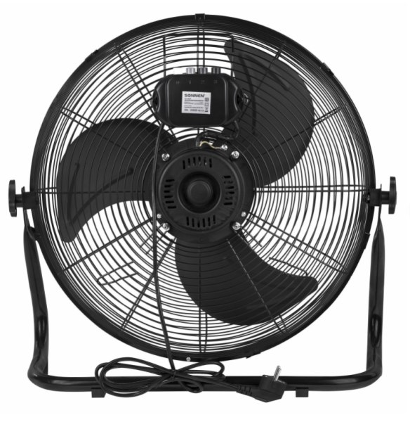 Вентилятор напольный ПОВЫШЕННОЙ МОЩНОСТИ SONNEN, 45 см, 120 Вт, 3 скорости